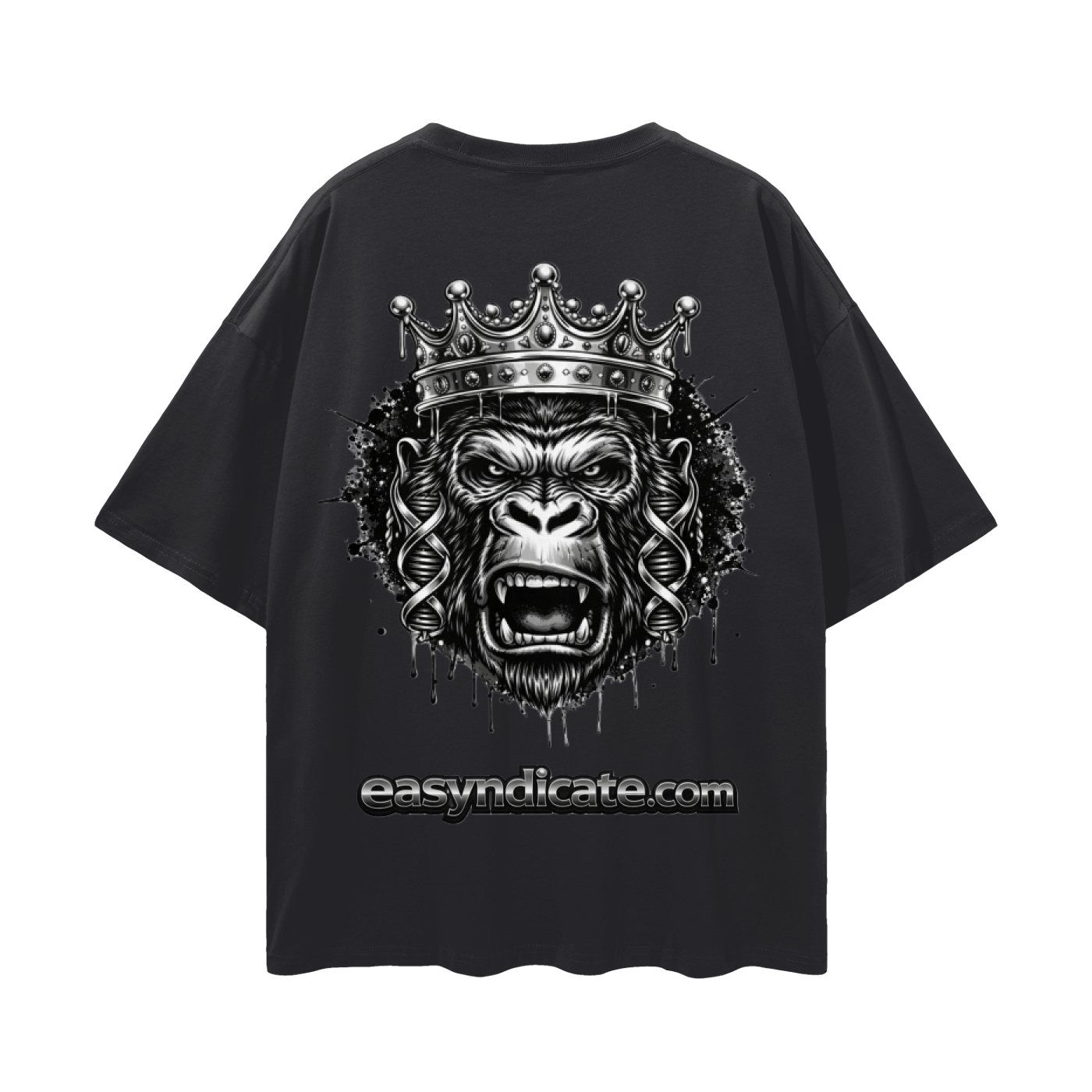 EA Gorilla King Streetwear Loose Drop Shoulder T-Shirt