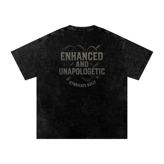 Acid Wash Oversize T-Shirt - 250 GSM ORDER 1 SIZE UP, THESE RUN SMALL
