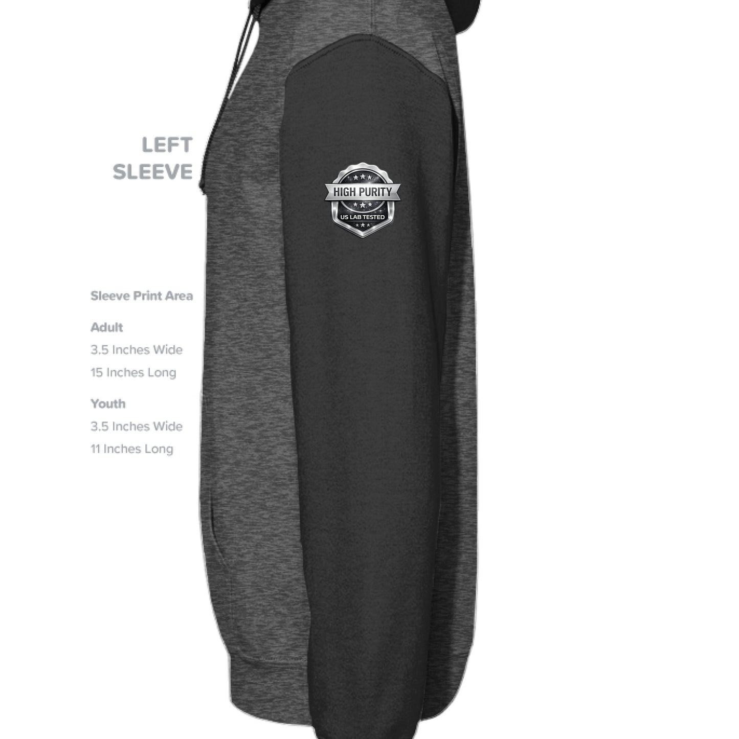 Charcoal Heather/ Black - SLEEVE_LEFT