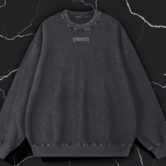 Snow Washed Oversized Sweatshirt