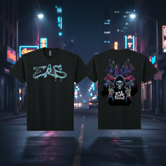 Skelly Street Art Oversized Heavyweight Drop Shoulder
